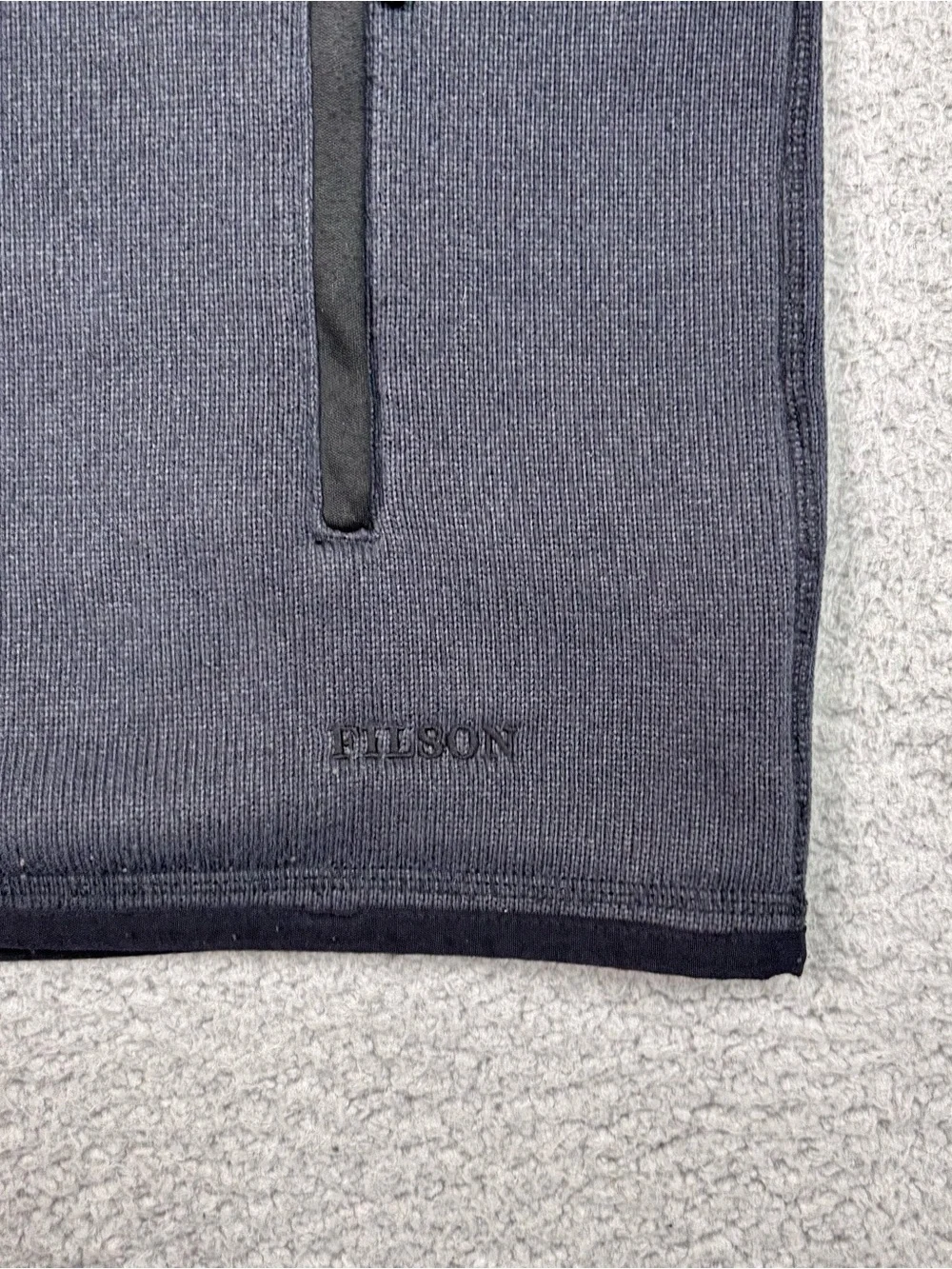 C.C. Filson Ridgeway Fleece Vest Men's Size L Full Zip Outdoor Sweater Large